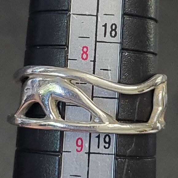 Marsala Company sterling silver dolphin ring size 8.5 - Picture 10 of 10